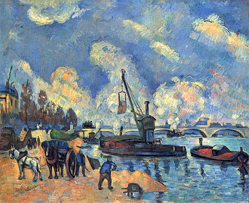 La Seine au quai d'Austerlitz, 1876, Paul Cézanne