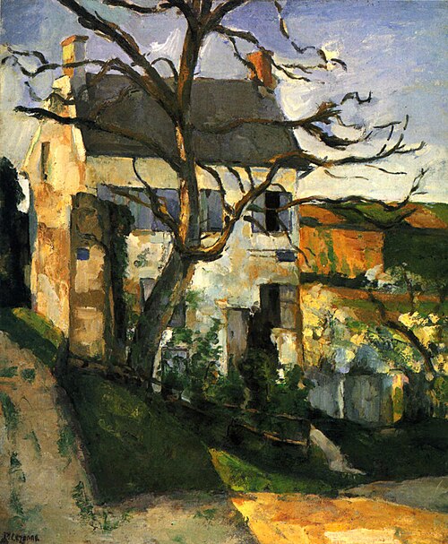 La Maison Rondest, quartier de l'Hermitage, Pontoise, 1874, Paul Cézanne