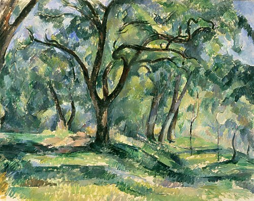 Sous-bois, 1890, Paul Cézanne
