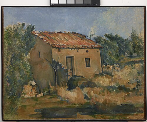 Maison dans la campagne aixoise, 1886, Paul Cézanne