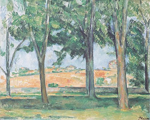 Les Marronniers du Jas de Bouffan, 1885, Paul Cézanne