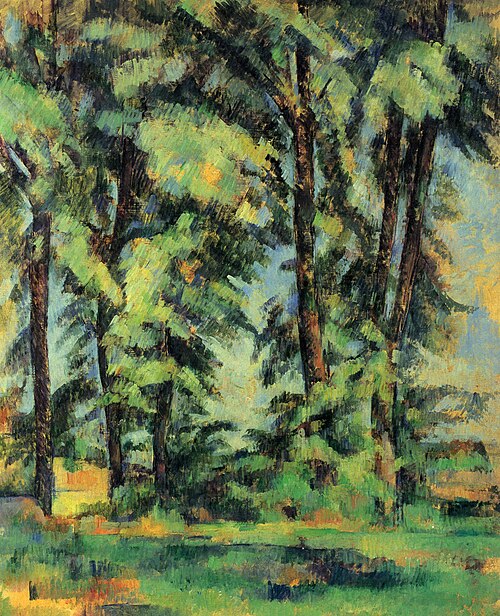 Les Grands Arbres au Jas de Bouffan, 1886, Paul Cézanne
