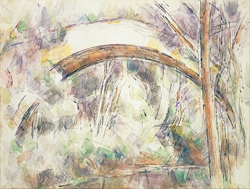 Le Pont des Trois Sautets, 1906, Paul Cézanne