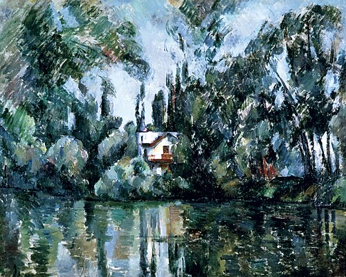 Maison au bord de la Marne, 1888, Paul Cézanne