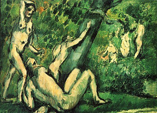 La baignade, 1876, Paul Cézanne