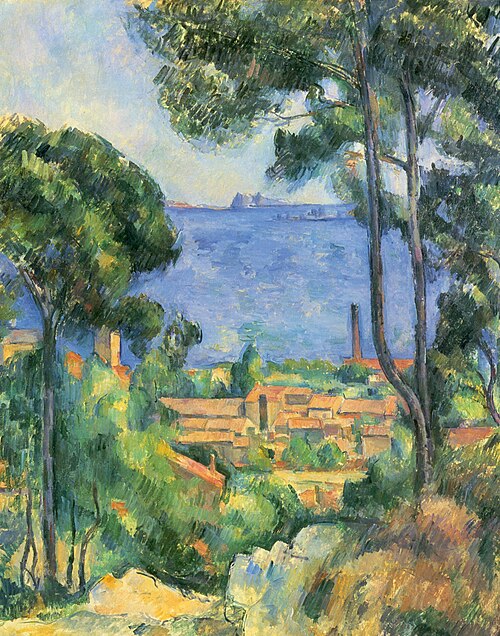 Vue sur l'Estaque et le château d'If, , Paul Cézanne
