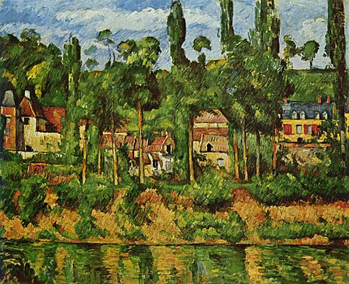 Le Château de Médan, 1879, Paul Cézanne