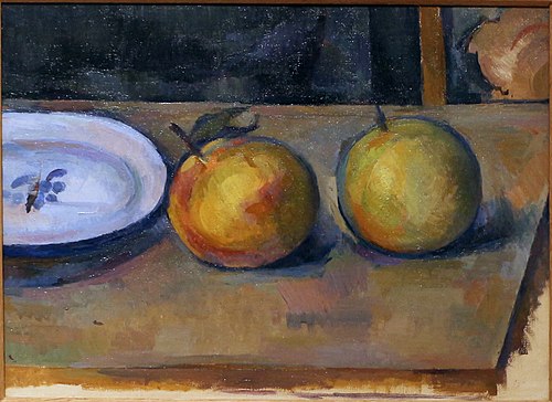 Deux pommes sur une table, 1895, Paul Cézanne