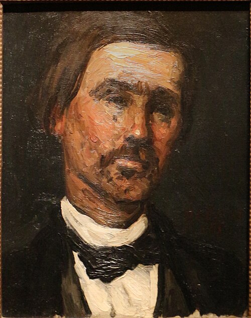 Tête d'homme, 1865, Paul Cézanne