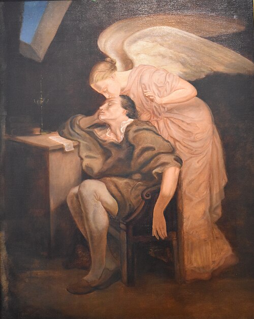 The Kiss of the Muse, 1860, Paul Cézanne