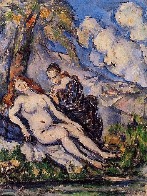 Bethsabée, ou la chaste Suzanne, 1885, Paul Cézanne