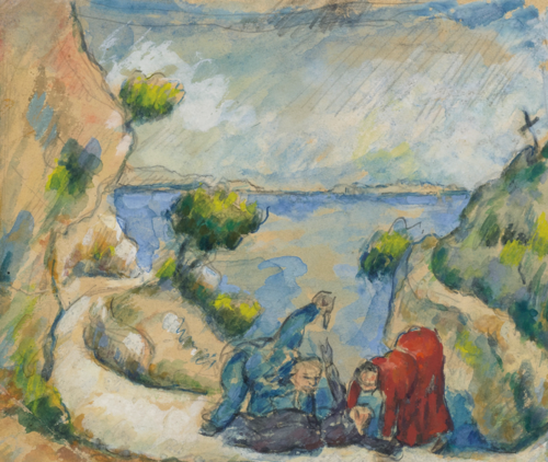 Le Meurtre dans le ravin, 1874, Paul Cézanne
