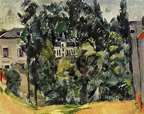 Château des environs de Paris, 1888, Paul Cézanne