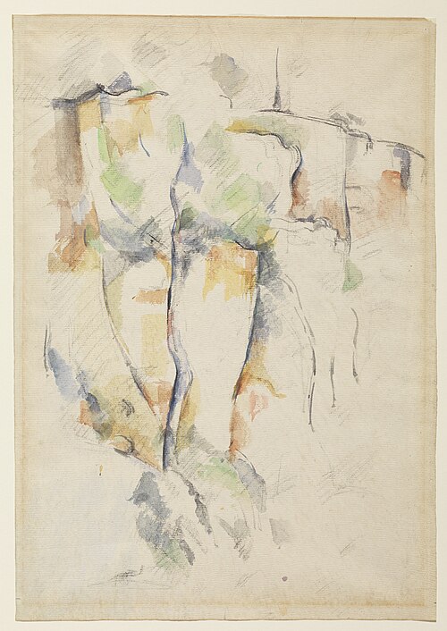 Rochers à Bibémus, 1887, Paul Cézanne
