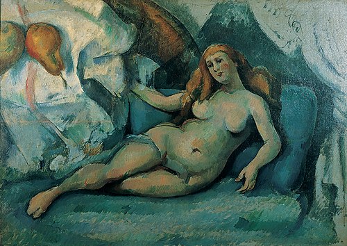 Nude woman, , Paul Cézanne