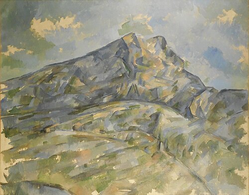 La Montagne Sainte-Victoire vue du bosquet du Château Noir, 1904, Paul Cézanne
