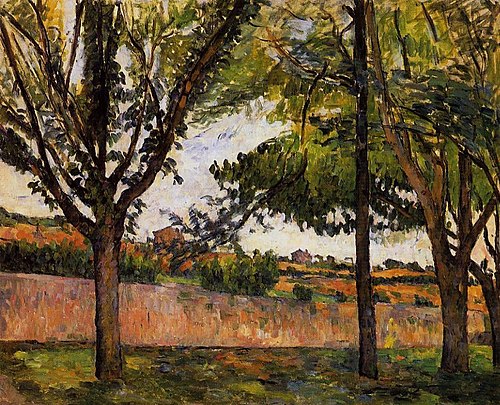 Au Jas de Bouffan, , Paul Cézanne
