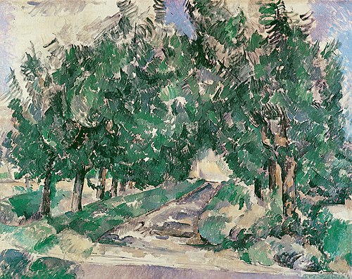 L'Allée au Jas de Bouffan, 1890, Paul Cézanne