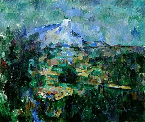 La Montagne Sainte-Victoire vue des Lauves, 1904, Paul Cézanne