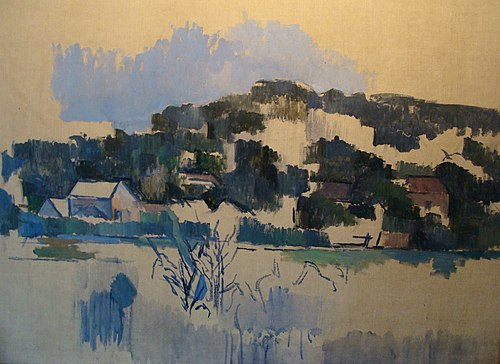 Maisons sur la colline, 1904, Paul Cézanne