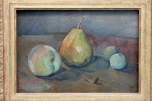 Nature morte, poires et pommes vertes, 1873, Paul Cézanne