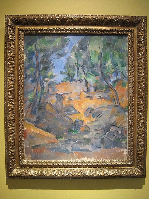 Arbres et rochers, 1900, Paul Cézanne
