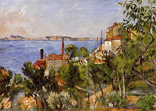 La Mer à l'Estaque, 1876, Paul Cézanne