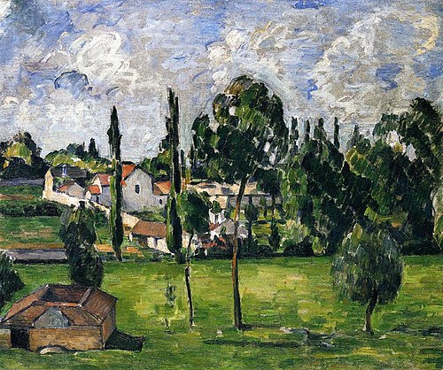 Paysage avec conduite d’eau, 1879, Paul Cézanne