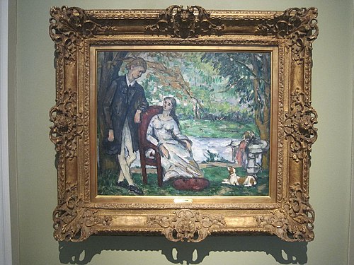 La Conversation, 1872, Paul Cézanne