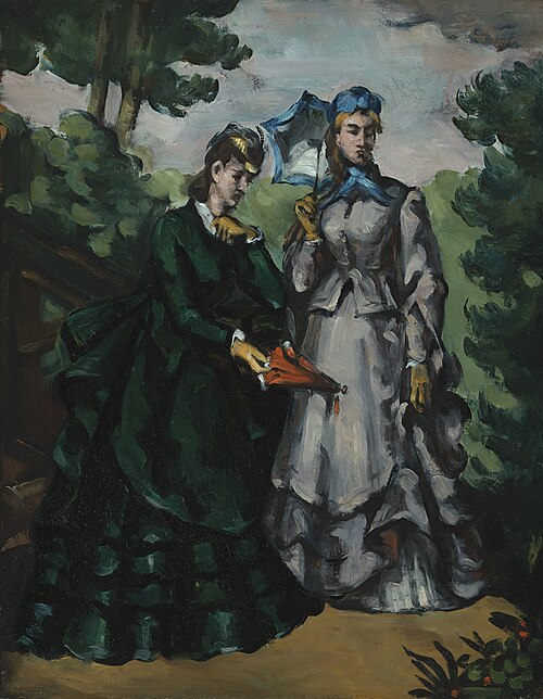 La Promenade, 1871, Paul Cézanne
