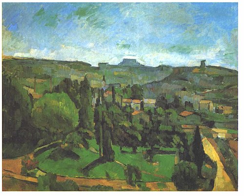 Le Pilon du Roi, vue de Bellevue, 1879, Paul Cézanne