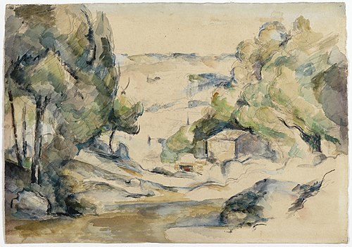 Paysage en Provence, 1880, Paul Cézanne