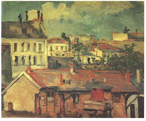 Groupe de maisons – Les Toits, 1876, Paul Cézanne