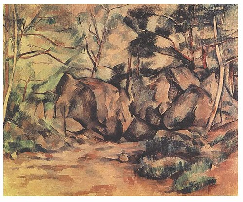 Rochers dans le bois, 1893, Paul Cézanne