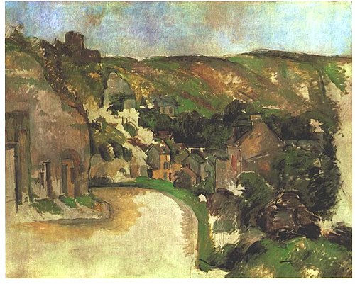 La Route tournante à La Roche-Guyon, 1885, Paul Cézanne