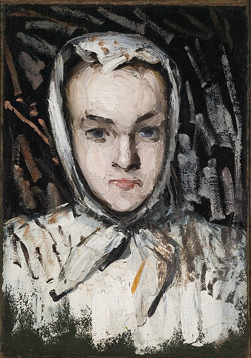 Portrait de Marie Cézanne, sœur de l'artiste, 1866, Paul Cézanne
