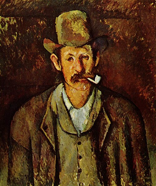 L'homme à la pipe, 1891, Paul Cézanne