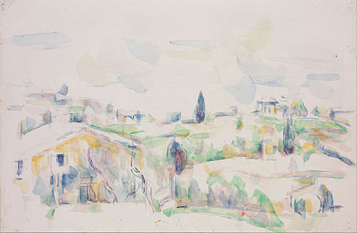 Paysage provençal, , Paul Cézanne