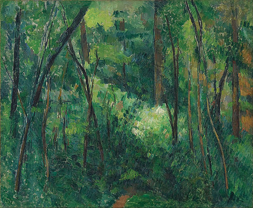 Sous-bois, , Paul Cézanne