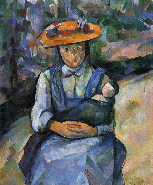 Fillette à la poupée, 1902, Paul Cézanne