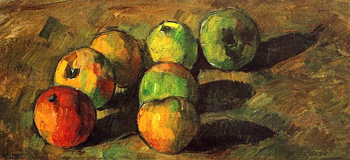 Sept pommes, , Paul Cézanne
