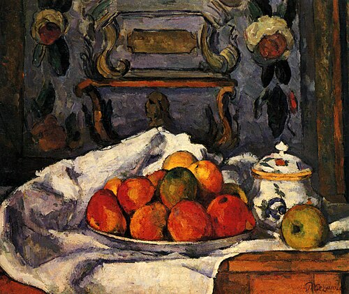 Le Plat de pommes, , Paul Cézanne