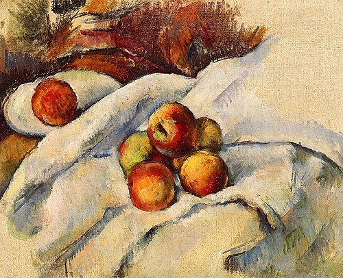 Pommes sur un linge, 1885, Paul Cézanne