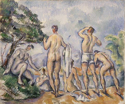 Baigneurs, 1890, Paul Cézanne