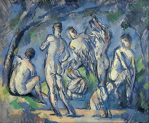 Groupe de sept baigneurs, 1900, Paul Cézanne