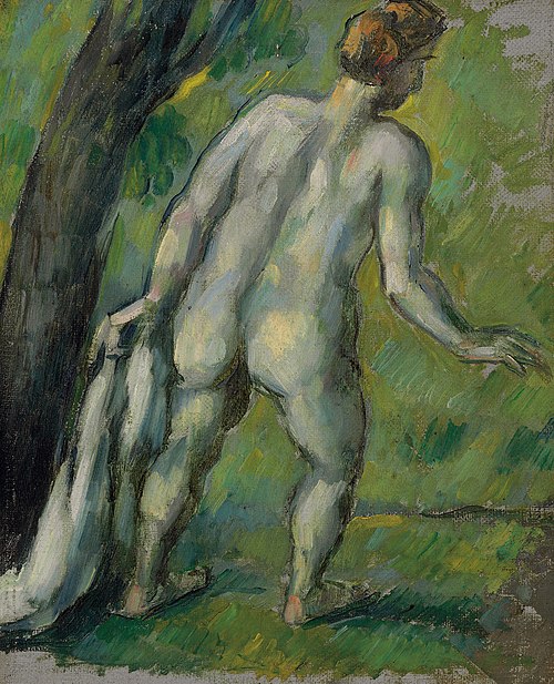 Baigneur, vu de dos, 1877, Paul Cézanne