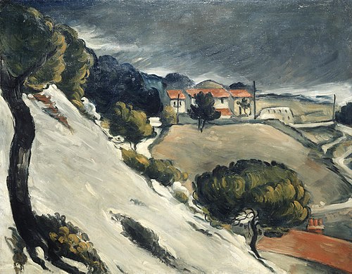 La Neige fondue à l'Estaque, 1870, Paul Cézanne