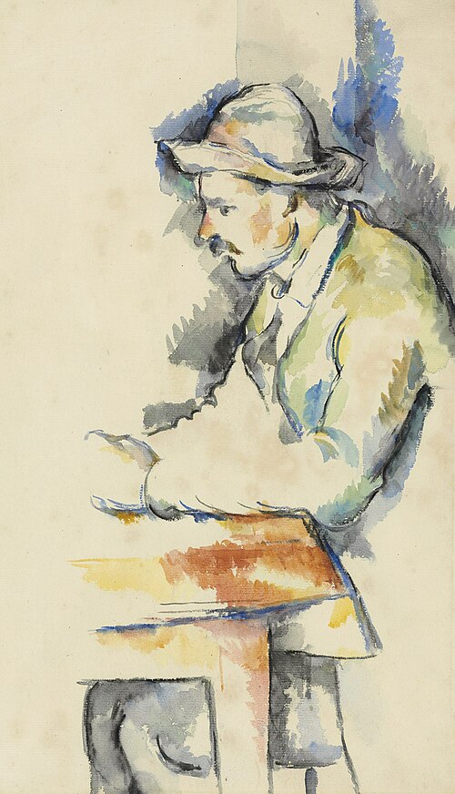 Joueur de cartes, 1890, Paul Cézanne