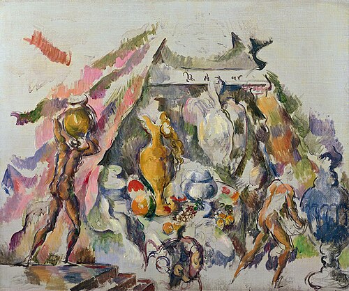 La préparation du banquet, 1890, Paul Cézanne