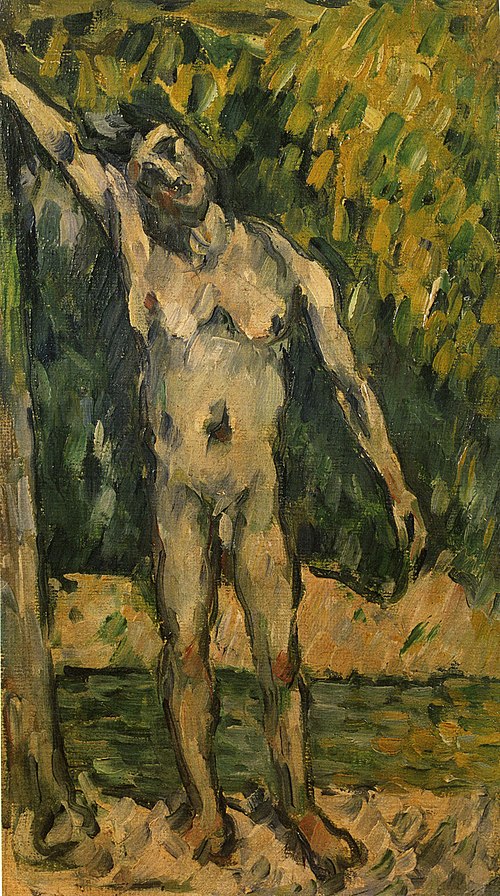 Nu de jeune baigneur, 1876, Paul Cézanne